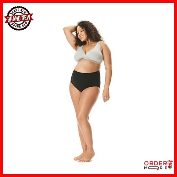 Soft Cotton Wrap Front Nursing Sleep Bralette S-3X Wireless Comfort - Picture 4 of 8